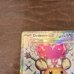 Pokemon Dedenne ex Full Art Tera Ultra Rare Holo Card 239/193 Paldea Evolved EX - Image 5