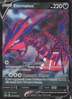 Pokemon TCG - Eternatus V - SWSH064 - SWSH: Sword & Shield Promo Cards (36) - Image 1