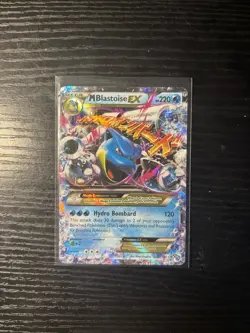 Pokemon TCG Mega M Blastoise EX XY Holo Rare Card #30/146 HP - Image 1