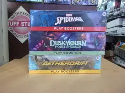 MTG SPIDER-MAN PLAY + AETHERDRIFT PLAY + DUSKMOURN PLAY BOOSTER BOXES - Image 1