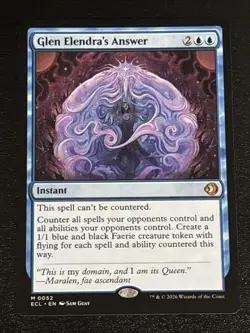 MTG Lorwyn Eclipsed Glen Elendra's Answer 0052 NM Mythic - Image 1