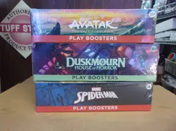 MTG SPIDER-MAN PLAY + AVATAR PLAY + DUSKMOURN PLAY BOOSTER BOXES - Image 1