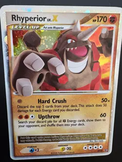 Rhyperior LV.X DP29 Diamond and Pearl Holo - Pokemon TCG vintage! - Image 1