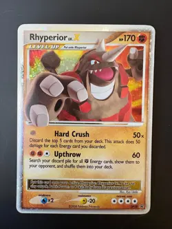 Rhyperior LV.X DP29 Diamond and Pearl Holo - Pokemon TCG vintage! - Image 2