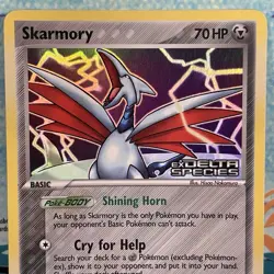 Skarmory 55/113 2005 EX Delta Species Stamped Reverse Holo Pokemon - Image 3