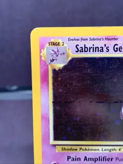 Pokemon TCG Sabrina's Gengar Holo Rare 14/132 Gym Heroes 2000 VTG WOTC Swirl - Image 2