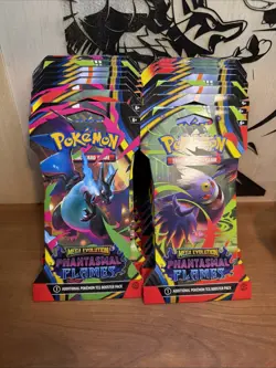 Pokemon Phantasmal Flames Sleeved Booster Pack Lot of 20 Factory Sealed - Image 1