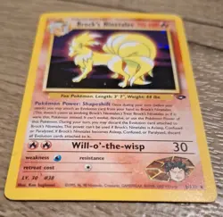 1st Edition Brock's Ninetales 3/132 - Gym Challenge - Holo - Pokemon - NM - Image 2