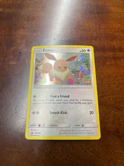 Eevee SM184 Pokemon Cosmos Holo SM Black Star Promo TCG LP - Image 1