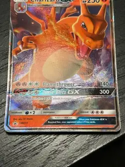 Pokemon Charizard SM211 Black Star Promo Ultra Rare Holo - HP/Damaged - Image 3