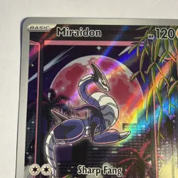 Miraidon 013 Black Star Promo Pokemon Scarlet & Violet NM - Image 2