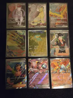 Pokemon TCG Destined Rivals Card Lot Full Arts And Illustration Rares. Mewtwo - Image 1