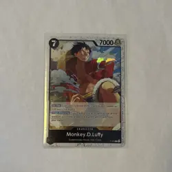 Monkey D.Luffy RARE PREMIUM PROMO FOIL P-075 ONE PIECE TCG NEAR MINT NM - Image 1