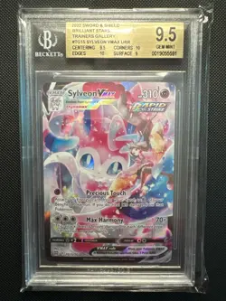 Sylveon VMAX TG15/TG30 Swsh09: Brilliant Stars Trainer Gallery Holo BGS 9.5 - Image 1