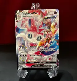SWSH09: Brilliant Stars Trainer Gallery #TG15/TG30 Sylveon VMAX Holo NM - Image 1