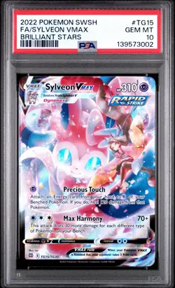 Sylveon VMAX TG15/TG30 Swsh09: Brilliant Stars Trainer Gallery Holo PSA 10 - Image 1