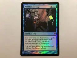 MTG Zendikar MINDBREAK TRAP Foil LP (BIN) Graded Power - Image 1