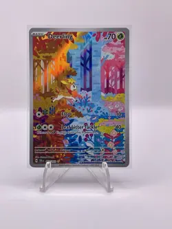 Pokemon Deerling Illustration Rare Full Art Holo SV05 Temporal Forces 165/162 - Image 1