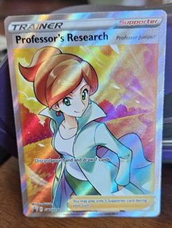 Pokemon TCG Professor's Research Full Art SWSH152 Sword & Shield Promo Holo NM - Image 3