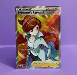 Professor's Research (Juniper) Full Art - Near Mint SWSH152 Pokemon Promo - Image 1