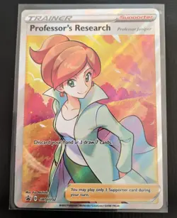 Professor's Research (Full Art) - SWSH152 Sword & Shield Promo NM Pokemon TCG - Image 1