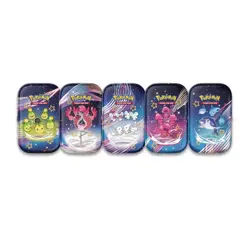 Pokemon TCG: Scarlet & Violet Paldean Fates Mini Tin Full Display Box - 10 Tins - Image 2