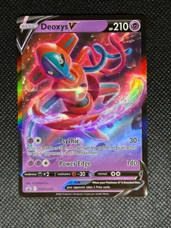 Deoxys V #SWSH266 - Sword & Shield - Promo Holo Pokemon Card - Image 1