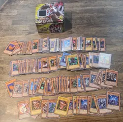 1996 Vintage Yu-Gi-oh Trading Cards Bundle With Turbo Warrior Tin Used Bundle - Image 1