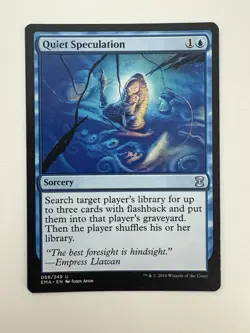 Quiet Speculation MTG Magic the Gathering Card LP Lightly Played EMA - Image 1
