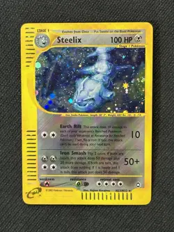 Steelix H23/H32 Aquapolis Holo Rare Pokemon Card - Image 1