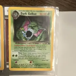 Pokemon TCG Dark Golbat Team Rocket Holo Rare 7/82 50 HP English Card - Image 1