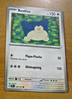 POKEMON ETINCELLES DEFERLANTES CARD CARTE Ronflex 144/191 SSP JCC FR MINT - Image 1