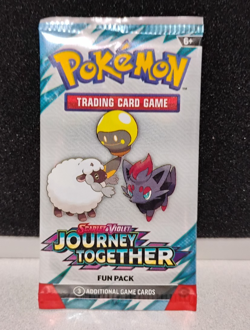 1x Pokemon Scarlet & Violet Journey Together Fun Booster Pack Factory Sealed - Image 1