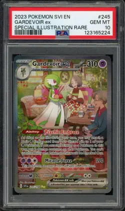Pokemon PSA 10 Gem Mint Scarlet & Violet SIR Gardevoir EX 245/198 - Image 1