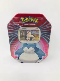 Exclusive Pokemon Knock Out Snorlax Collector's Tin - Factory Sealed, Rare Find - Image 1