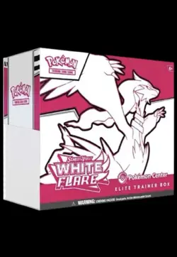 White Flare Pokemon Center Elite Trainer Box (Exclusive) Brand New *SEALED* - Image 1