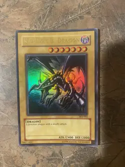 Yu-Gi-Oh! TCG Red-Eyes B. Dragon Joey SDJ-001 Unlimited Ultra Rare - Image 1