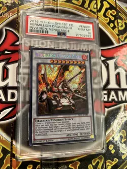 YuGiOh VERMILLION DRAGON MECH #INOV-EN081🔥PSA 10 GEM🔥1st ED-2016 SECRET RARE - Image 5