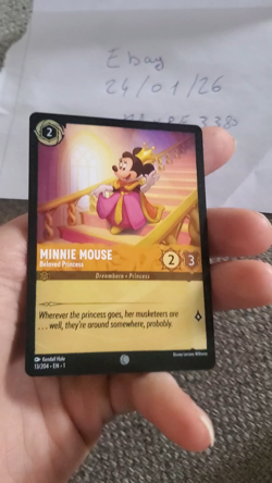 DEMO Disney Lorcana Demo Minnie Mouse - MINT condition - English - Very Rare - - Image 2