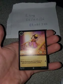 DEMO Disney Lorcana Demo Minnie Mouse - MINT condition - English - Very Rare - - Image 3