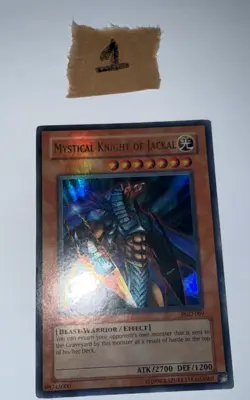 Yugioh Mystical Knight of Jackal PGD PGD-069 Ultra Rare Original Print (MP) - Image 1