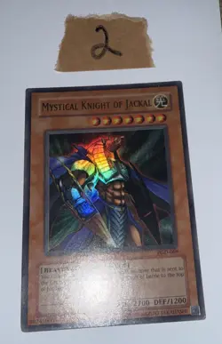 Yugioh Mystical Knight of Jackal PGD PGD-069 Ultra Rare Original Print (MP) - Image 3