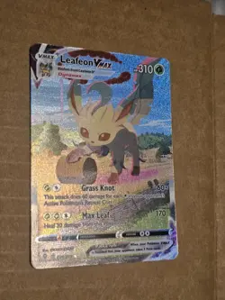 Pokemon Leafeon VMAX Alt Art Secret Rare Evolving Skies 205/203 NEAR MINT - Image 1