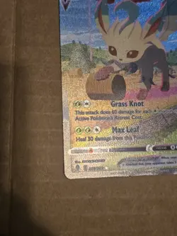 Pokemon Leafeon VMAX Alt Art Secret Rare Evolving Skies 205/203 NEAR MINT - Image 2