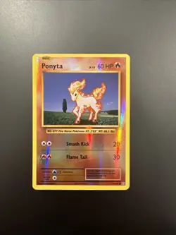 Ponyta 19/108 Reverse Holo Common XY Evolutions Pokemon TCG Card NM/M - Image 1