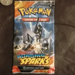 Pokemon Scarlet & Violet Surging Sparks Booster Pack English 10 Cards - Image 2