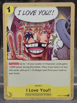 OP12-115 I Love You Uncommon Legacy of the Master One Piece Near Mint Card NM UC - Image 1