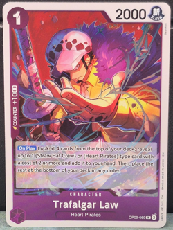 Trafalgar Law PRB-02 OP09-069 Rare Foil The Best Vol 2 One Piece Near Mint Card - Image 1
