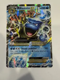 Pokemon TCG M Blastoise EX Holo Card 18/83 Ultra Rare XY Generations LP - Image 1