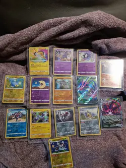 Pokemon TCG Mixed Lot Reverse Holo And Regular Holos 14 Cards Total - Image 1